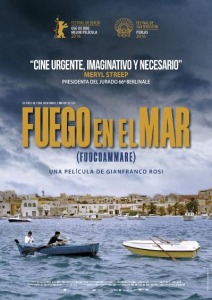 fuego en el mar